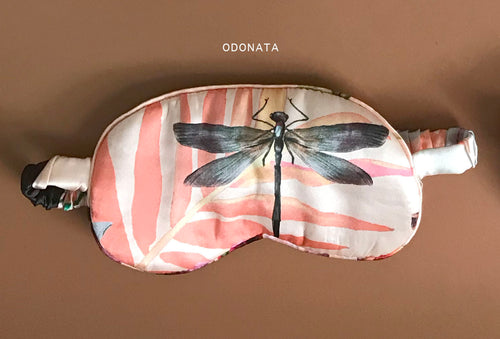 SAMPLE SALE: Dragonfly silk eye mask